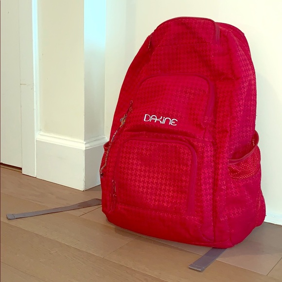 dakine red backpack